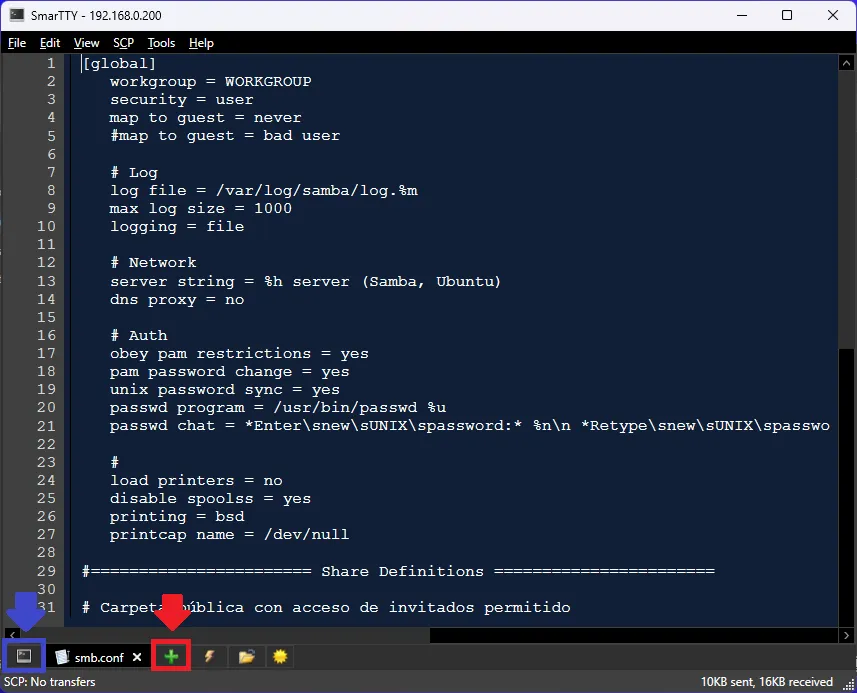Abrir una nueva terminal
