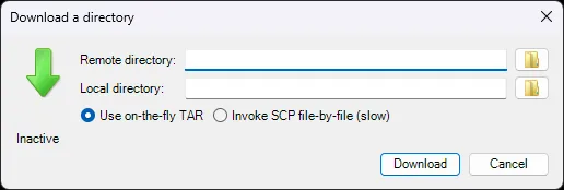 Descargar un directorio